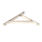 Polished Nickel Chalfont Shelf Bracket (260mm x 200mm) | From The Anvil-Shelf Brackets-Yester Home
