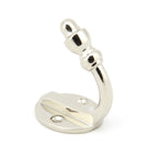 Polished Nickel Coat Hook | From The Anvil-Coat Hooks-Yester Home