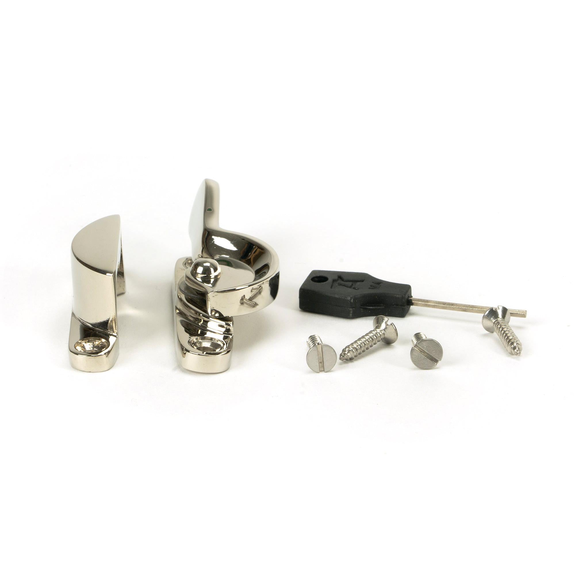 Polished Nickel Fitch Fastener | From The Anvil - Fasteners - From The Anvil - Yester Home