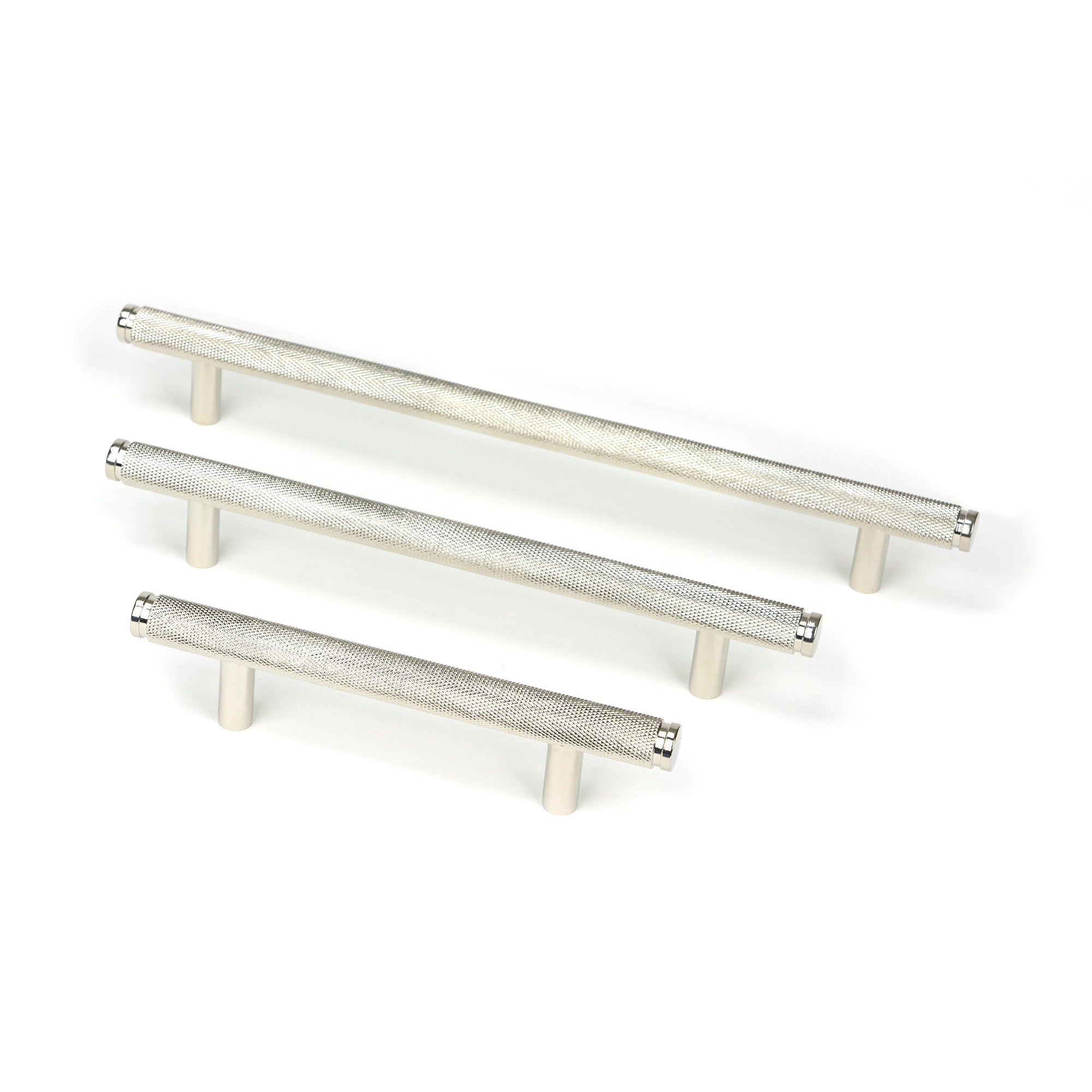 Polished Nickel Full Brompton Pull Handle - Large | From The Anvil-Pull Handles-Yester Home
