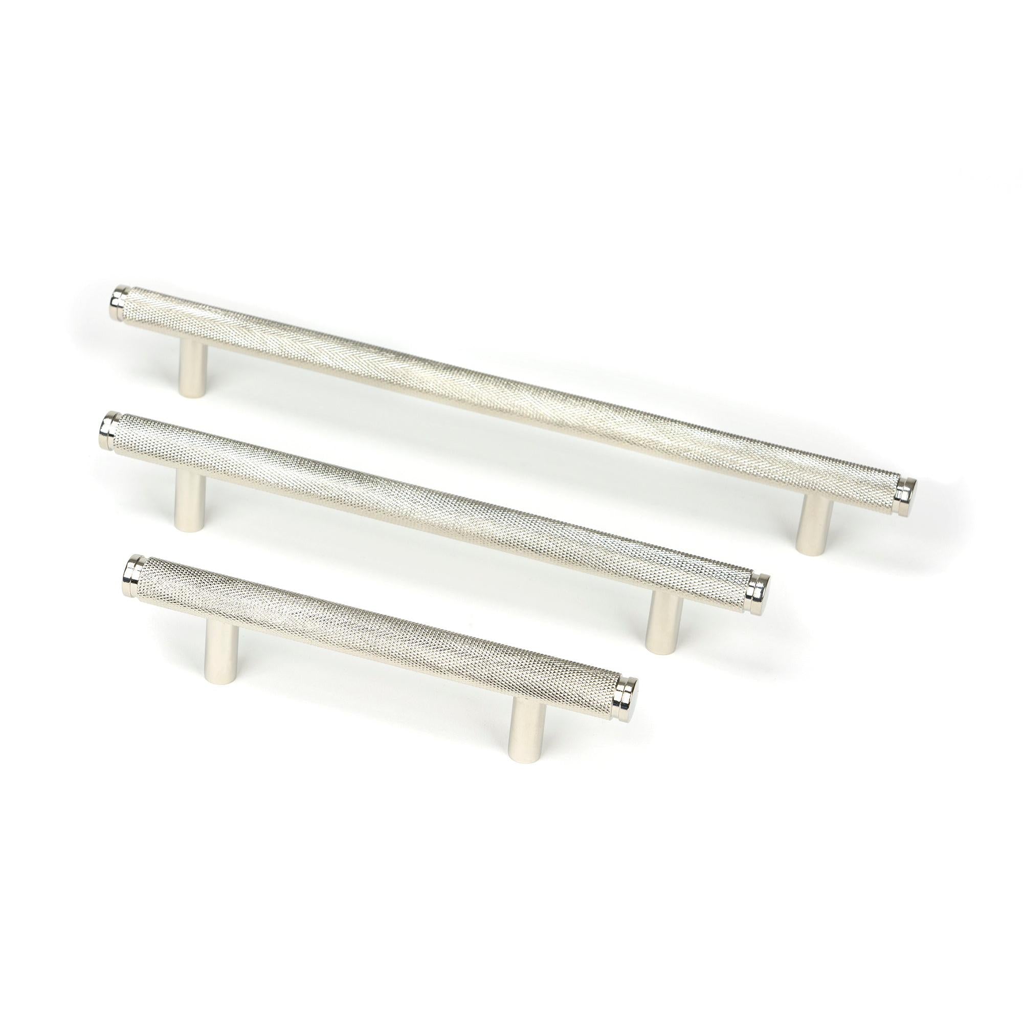 Polished Nickel Full Brompton Pull Handle - Medium | From The Anvil - Pull Handles - From The Anvil - Yester Home