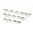 Polished Nickel Half Brompton Pull Handle - Large | From The Anvil - Pull Handles - From The Anvil - Yester Home