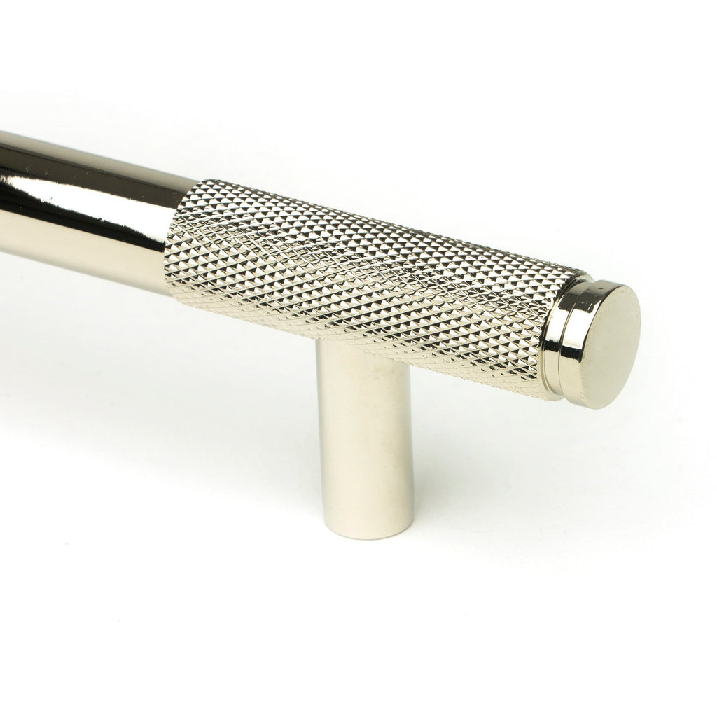 Polished Nickel Half Brompton Pull Handle - Large | From The Anvil-Pull Handles-Yester Home