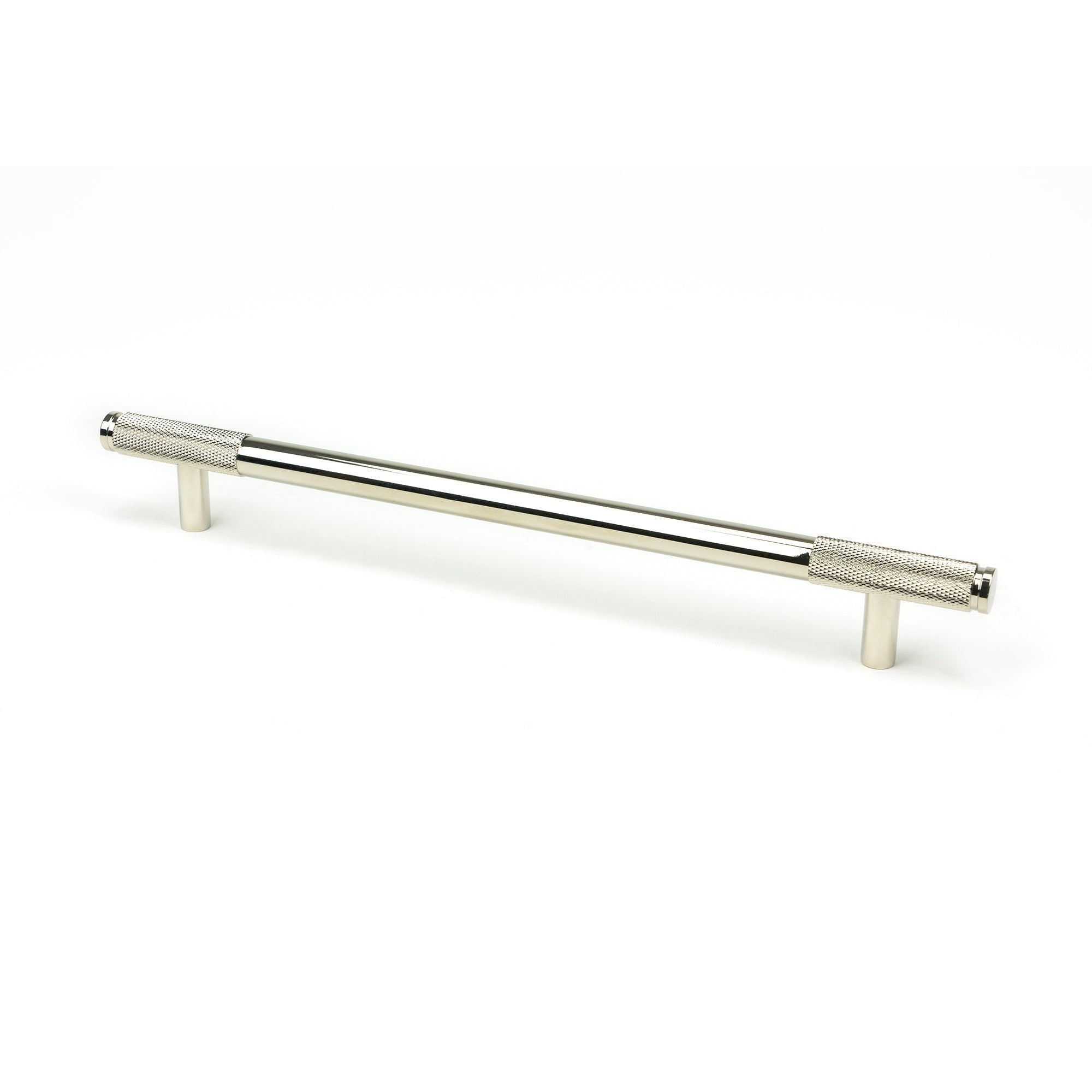 Polished Nickel Half Brompton Pull Handle - Large | From The Anvil-Pull Handles-Yester Home