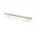 Polished Nickel Half Brompton Pull Handle - Medium | From The Anvil-Pull Handles-Yester Home