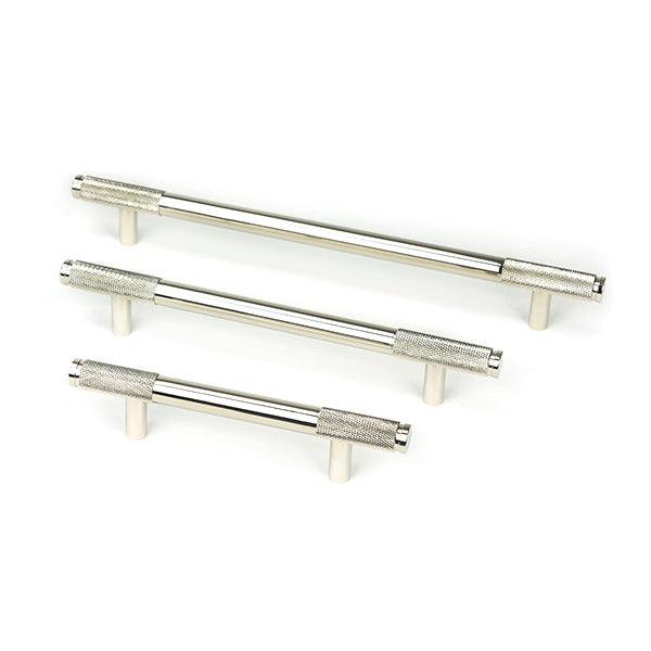 Polished Nickel Half Brompton Pull Handle - Small | From The Anvil-Pull Handles-Yester Home