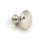 Polished Nickel Hammered Cabinet Knob - Medium - Cabinet Knobs - From The Anvil - Yester Home