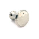 Polished Nickel Hammered Cabinet Knob - Small - Cabinet Knobs - From The Anvil - Yester Home