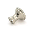 Polished Nickel Hammered Cabinet Knob - Small - Cabinet Knobs - From The Anvil - Yester Home