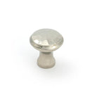 Polished Nickel Hammered Cabinet Knob - Small - Cabinet Knobs - From The Anvil - Yester Home