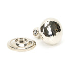 Polished Nickel Hammered Mushroom Cabinet Knob 32mm | From The Anvil-Cabinet Knobs-Yester Home