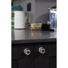 Polished Nickel Hammered Mushroom Cabinet Knob 32mm | From The Anvil-Cabinet Knobs-Yester Home