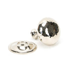 Polished Nickel Hammered Mushroom Cabinet Knob 38mm | From The Anvil - Cabinet Knobs - From The Anvil - Yester Home