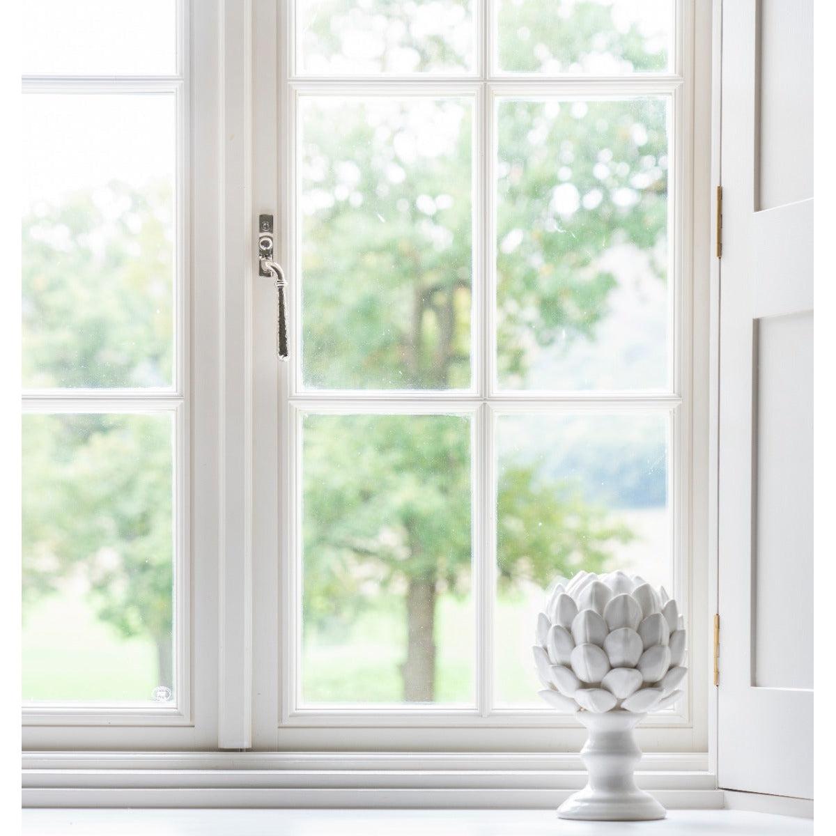 Polished Nickel Hammered Newbury Espag - RH | From The Anvil-Espag. Fasteners-Yester Home