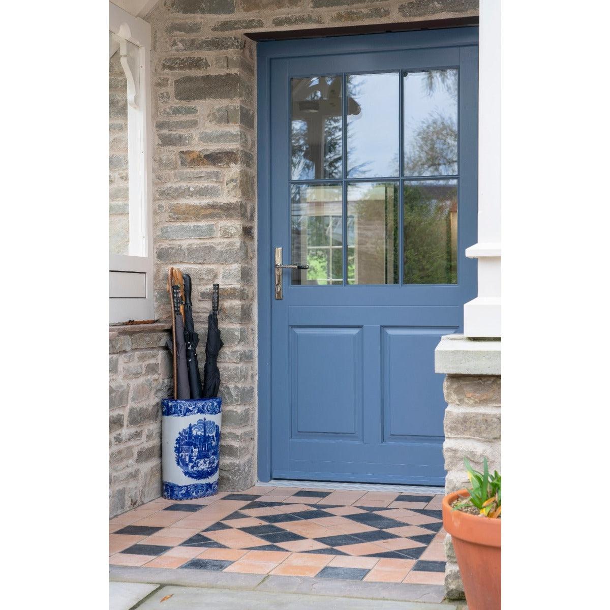 Polished Nickel Hammered Newbury Slimline Espag. Lock Set | From The Anvil-Espagnolette-Yester Home