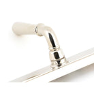Polished Nickel Hammered Newbury Slimline Espag. Lock Set | From The Anvil - Espagnolette - From The Anvil - Yester Home