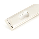 Polished Nickel Hammered Newbury Slimline Espag. Lock Set | From The Anvil-Espagnolette-Yester Home