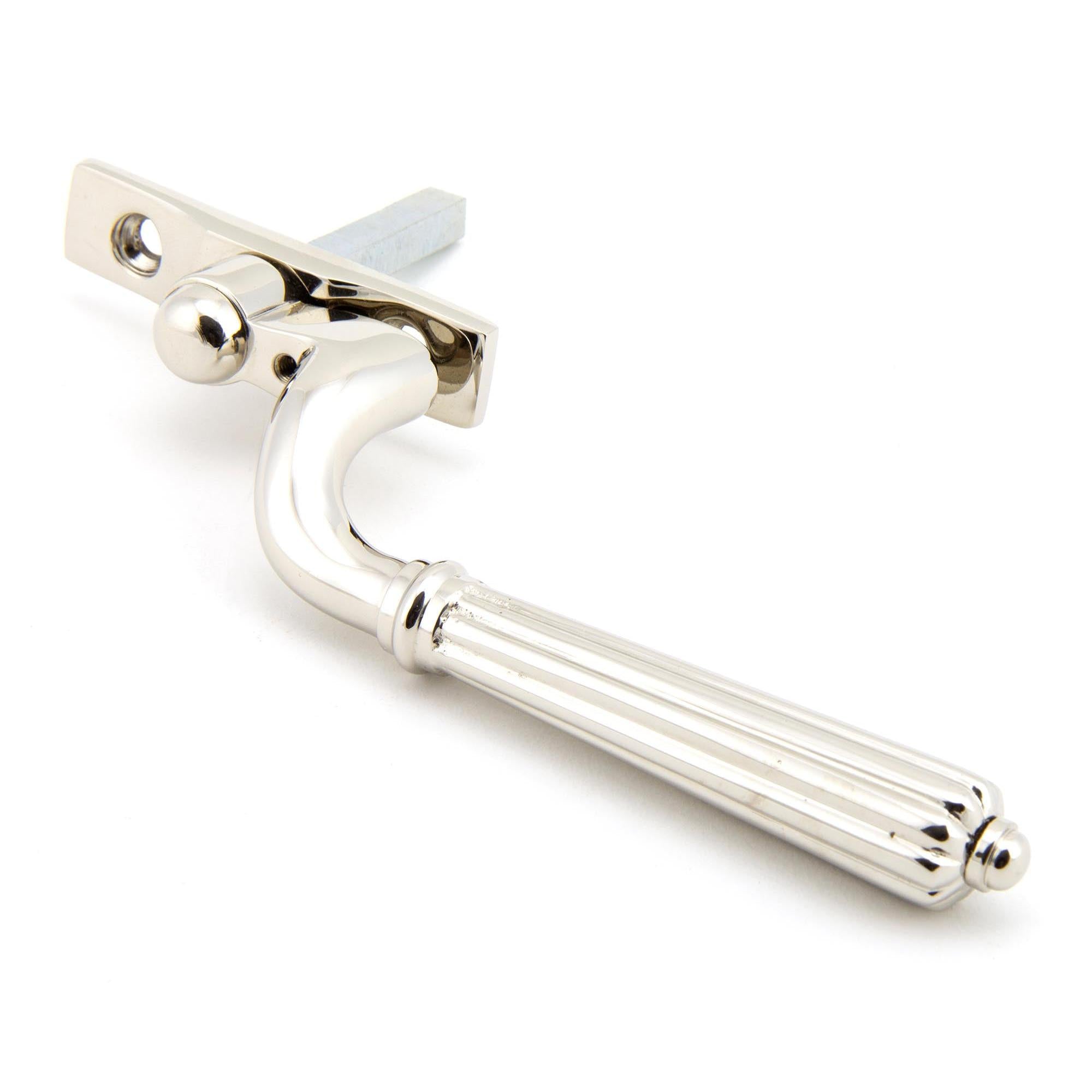 Polished Nickel Hinton Espag - LH | From The Anvil - Espag. Fasteners - From The Anvil - Yester Home
