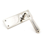 Polished Nickel Hinton Lever Latch Set | From The Anvil - Lever Latch - From The Anvil - Yester Home