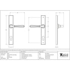 Polished Nickel Hinton Slimline Lever Espag. Lock Set | From The Anvil-Espagnolette-Yester Home