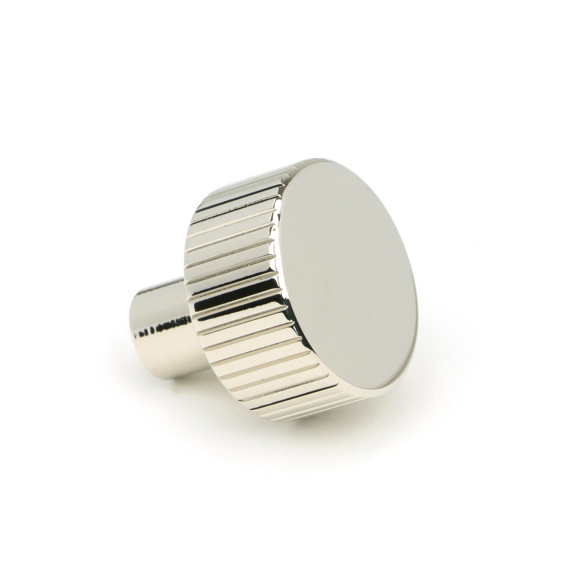 Polished Nickel Judd Cabinet Knob - 25mm (No rose) | From The Anvil-Cabinet Knobs-Yester Home