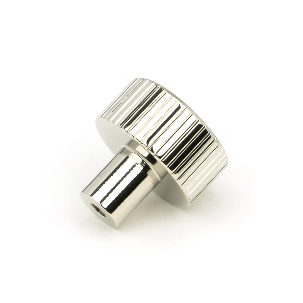 Polished Nickel Judd Cabinet Knob - 25mm (No rose) | From The Anvil-Cabinet Knobs-Yester Home
