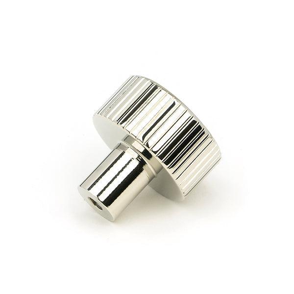 Polished Nickel Judd Cabinet Knob - 25mm (No rose) | From The Anvil-Cabinet Knobs-Yester Home