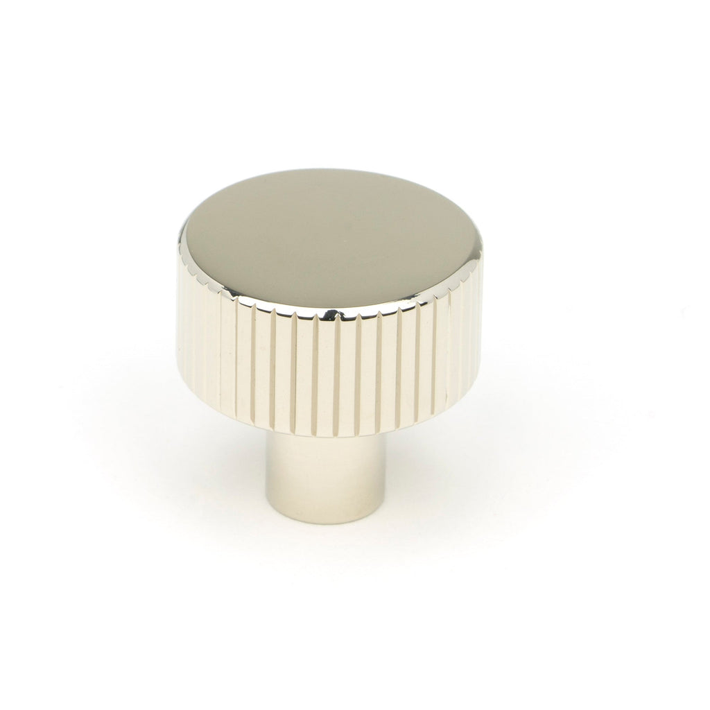 Polished Nickel Judd Cabinet Knob - 25mm (No rose) | From The Anvil-Cabinet Knobs-Yester Home