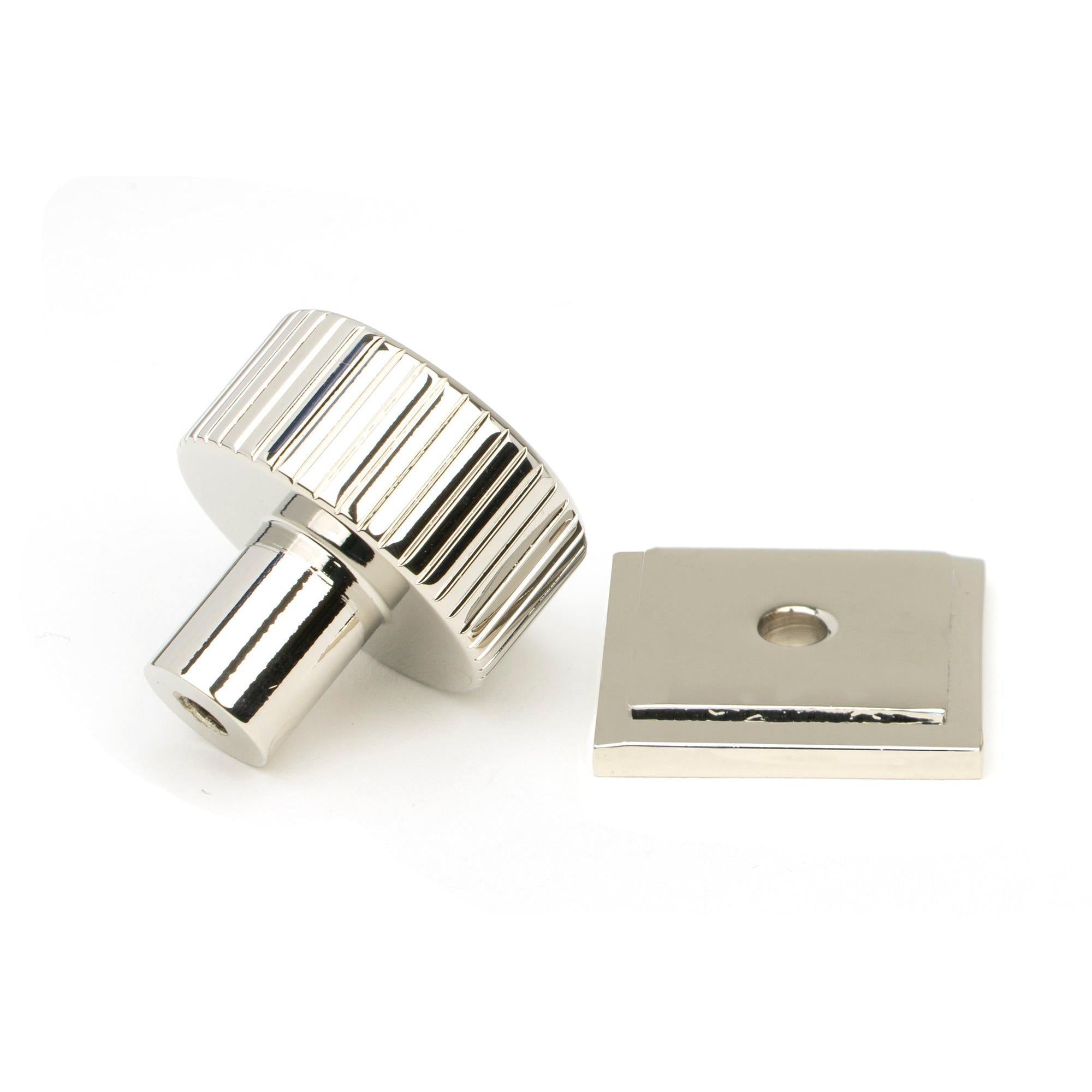 Polished Nickel Judd Cabinet Knob - 25mm (Plain) | From The Anvil - Cabinet Knobs - From The Anvil - Yester Home