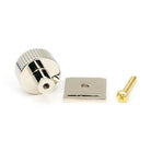 Polished Nickel Judd Cabinet Knob - 25mm (Plain) | From The Anvil-Cabinet Knobs-Yester Home
