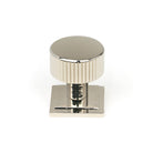 Polished Nickel Judd Cabinet Knob - 25mm (Plain) | From The Anvil-Cabinet Knobs-Yester Home