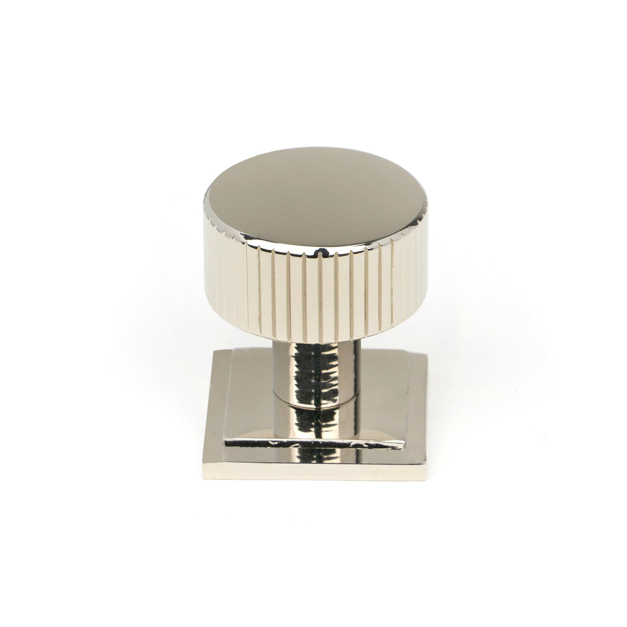 Polished Nickel Judd Cabinet Knob - 25mm (Plain) | From The Anvil-Cabinet Knobs-Yester Home