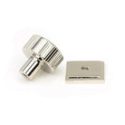 Polished Nickel Judd Cabinet Knob - 25mm (Square) | From The Anvil-Cabinet Knobs-Yester Home