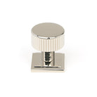 Polished Nickel Judd Cabinet Knob - 25mm (Square) | From The Anvil-Cabinet Knobs-Yester Home