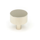 Polished Nickel Judd Cabinet Knob - 32mm (No rose) | From The Anvil-Cabinet Knobs-Yester Home