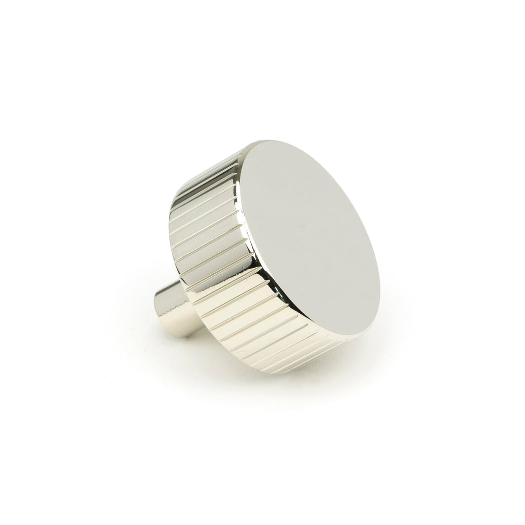 Polished Nickel Judd Cabinet Knob - 38mm (No rose) | From The Anvil-Cabinet Knobs-Yester Home