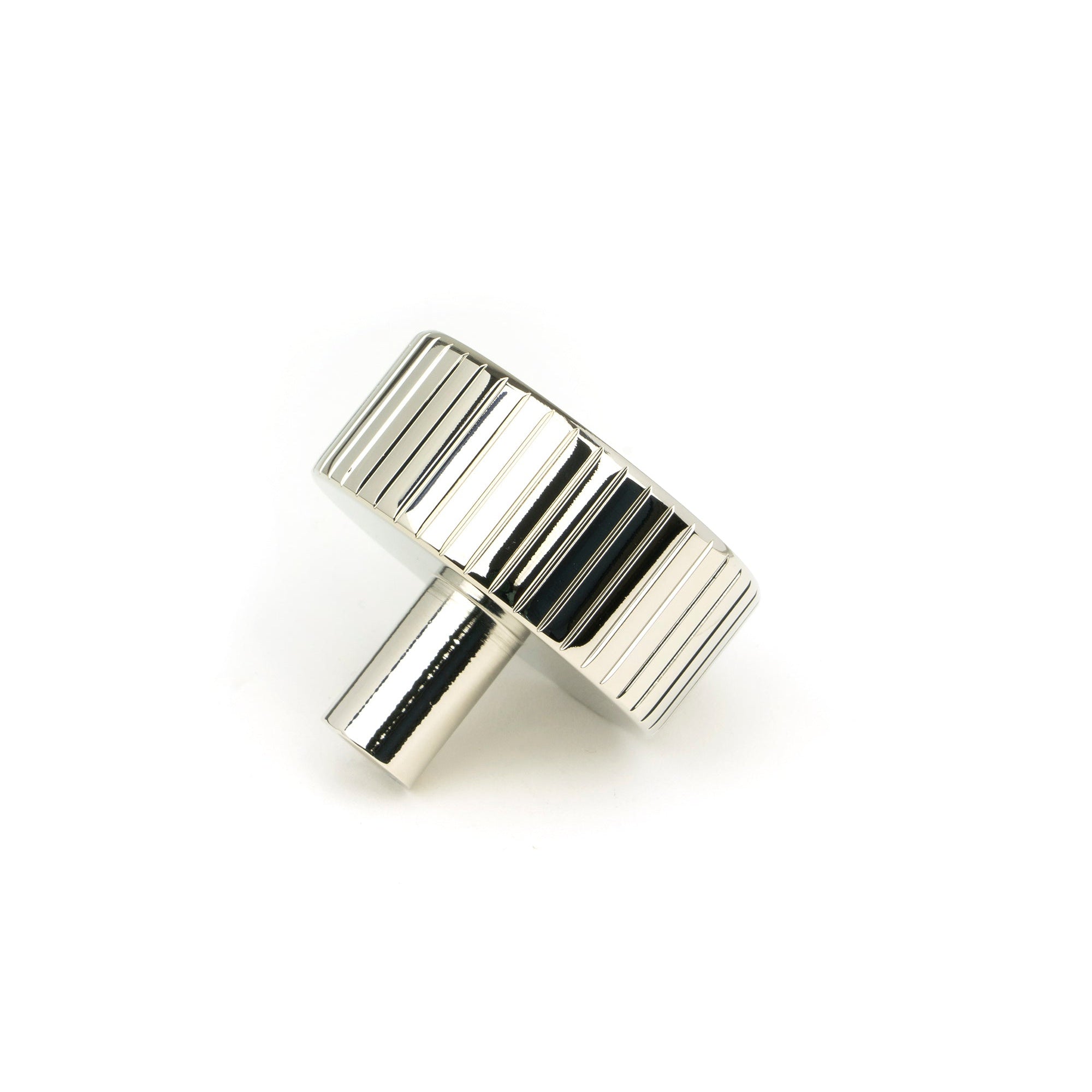 Polished Nickel Judd Cabinet Knob - 38mm (No rose) | From The Anvil-Cabinet Knobs-Yester Home
