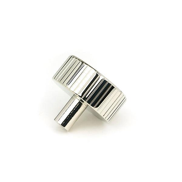 Polished Nickel Judd Cabinet Knob - 38mm (No rose) | From The Anvil-Cabinet Knobs-Yester Home