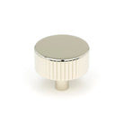 Polished Nickel Judd Cabinet Knob - 38mm (No rose) | From The Anvil-Cabinet Knobs-Yester Home