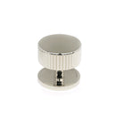Polished Nickel Judd Cabinet Knob - 38mm (Plain) | From The Anvil-Cabinet Knobs-Yester Home