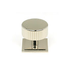 Polished Nickel Judd Cabinet Knob - 38mm (Square) | From The Anvil - Cabinet Knobs - From The Anvil - Yester Home
