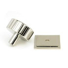 Polished Nickel Judd Cabinet Knob - 38mm (Square) | From The Anvil-Cabinet Knobs-Yester Home