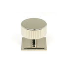 Polished Nickel Judd Cabinet Knob - 38mm (Square) | From The Anvil-Cabinet Knobs-Yester Home