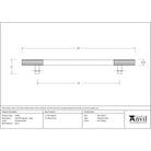 Polished Nickel Judd Pull Handle - Large | From The Anvil - Pull Handles - From The Anvil - Yester Home