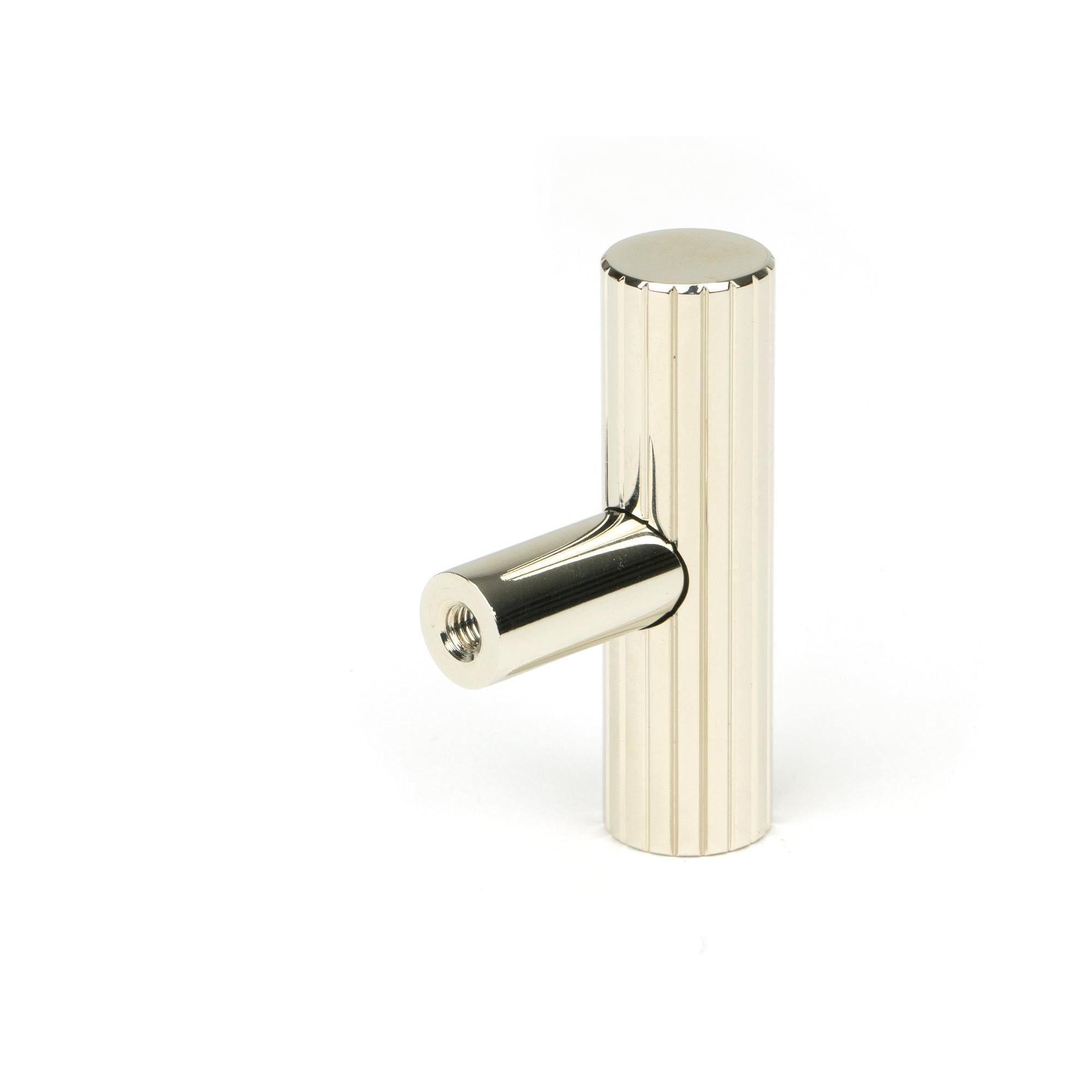 Polished Nickel Judd T-Bar | From The Anvil - Cabinet Knobs - From The Anvil - Yester Home