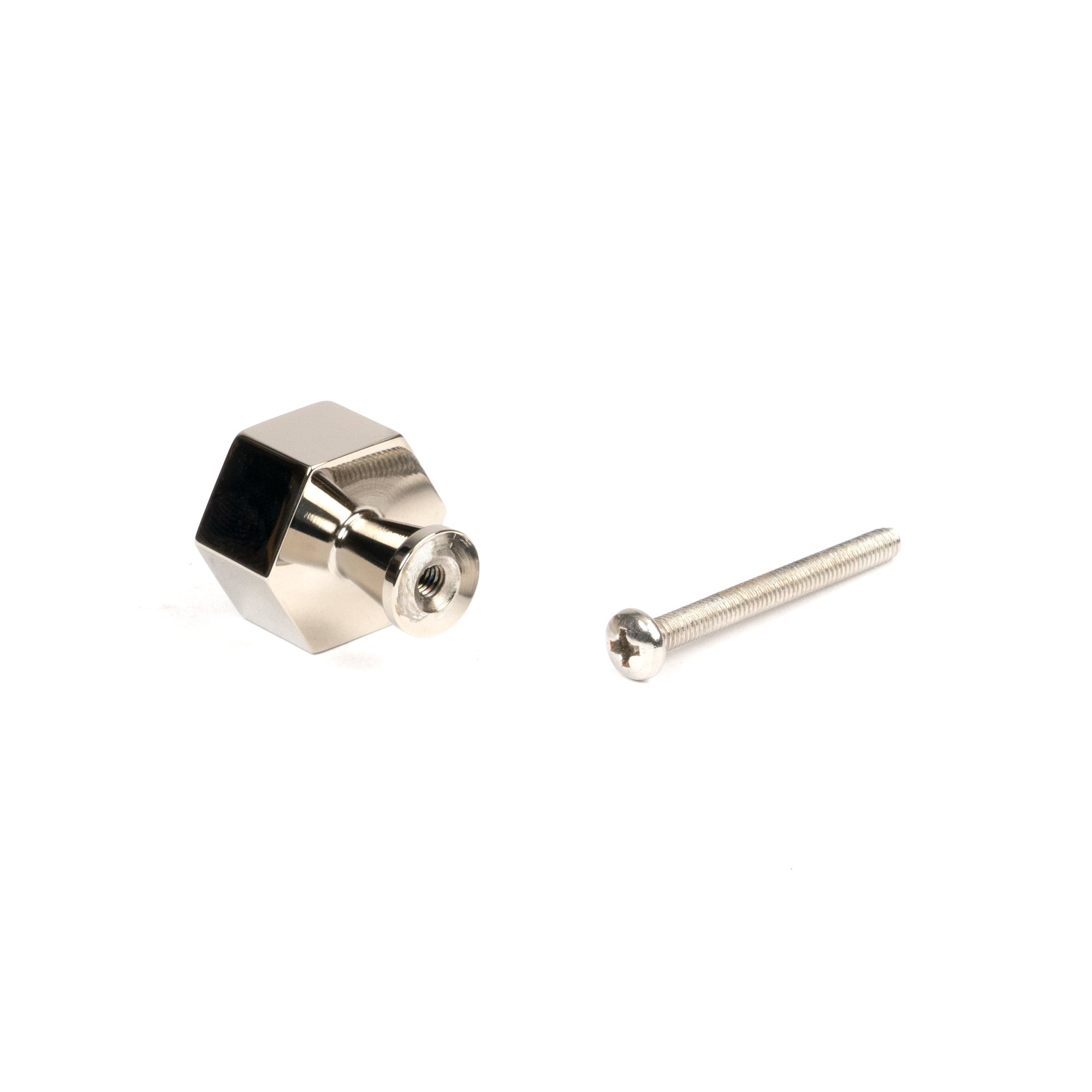 Polished Nickel Kahlo Cabinet Knob - 25mm | From The Anvil-Cabinet Knobs-Yester Home