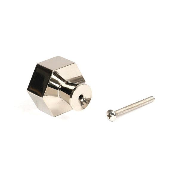 Polished Nickel Kahlo Cabinet Knob - 38mm | From The Anvil-Cabinet Knobs-Yester Home