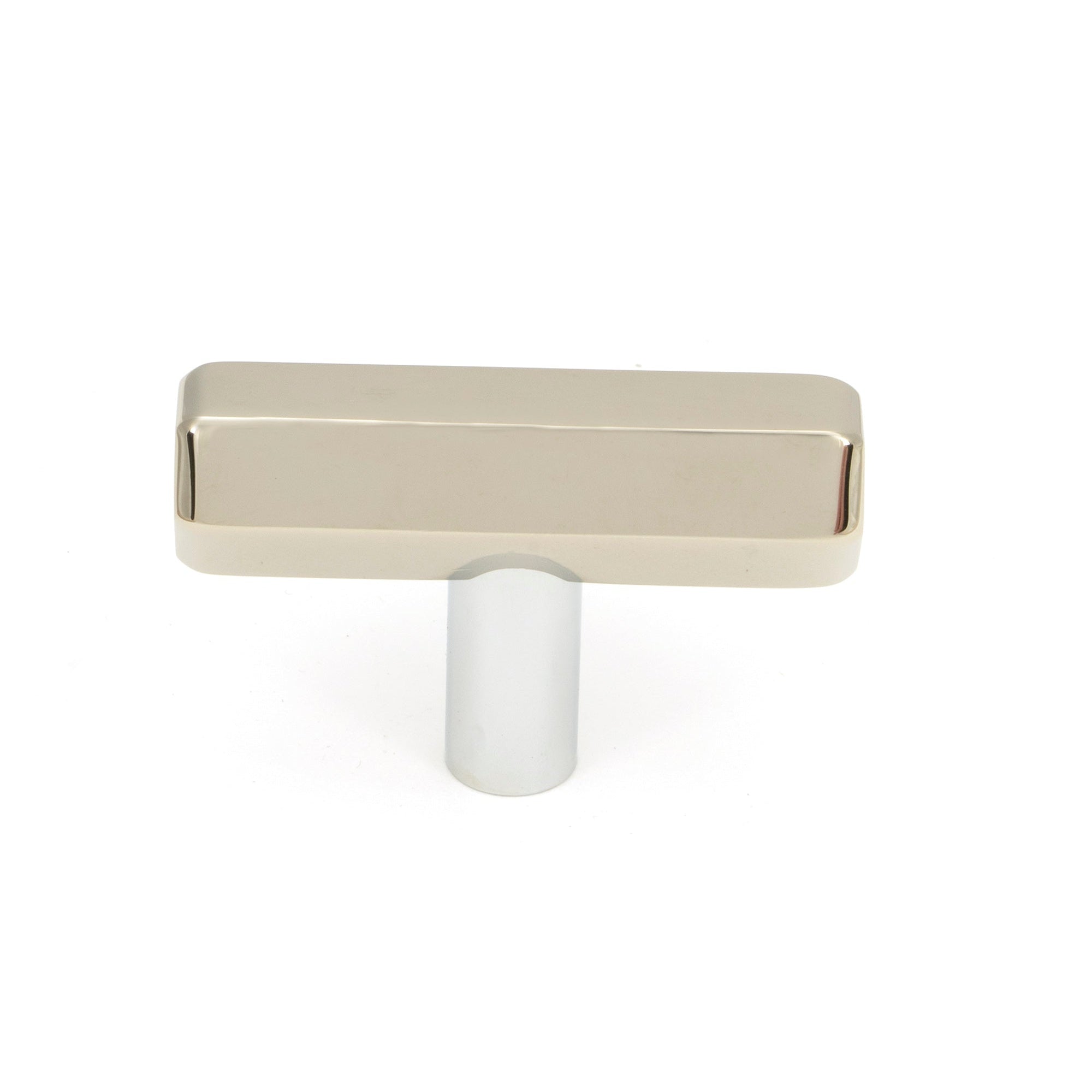 Polished Nickel Kahlo T-Bar | From The Anvil-Cabinet Knobs-Yester Home