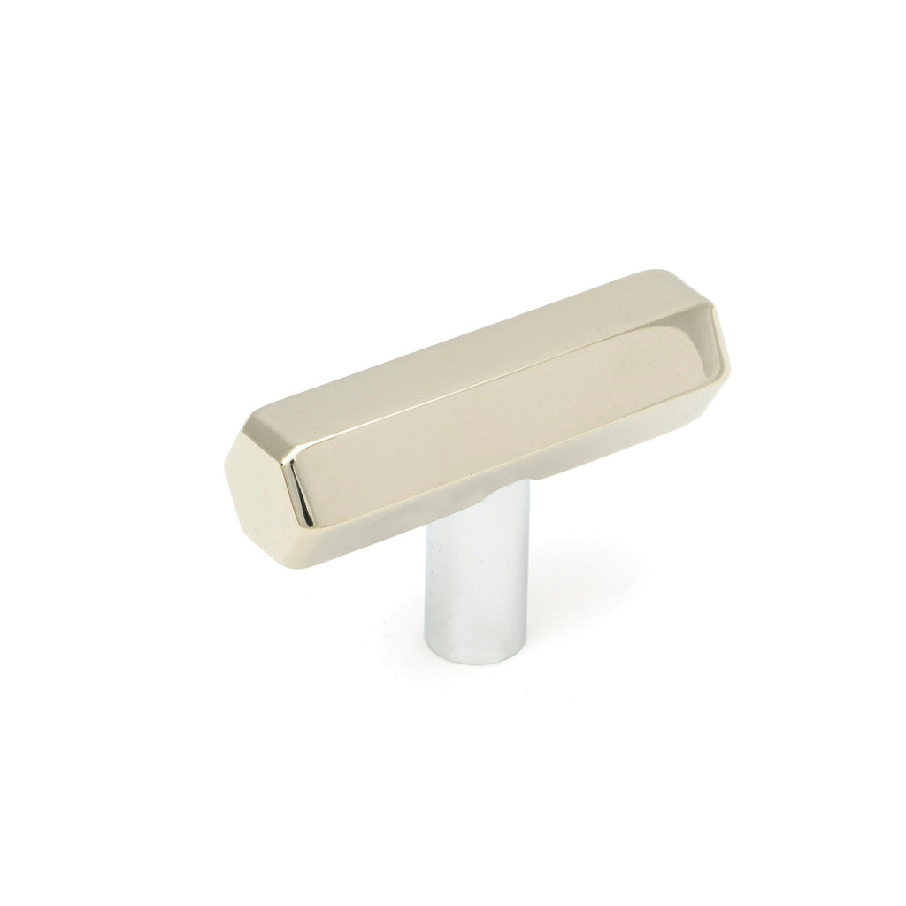 Polished Nickel Kahlo T-Bar | From The Anvil-Cabinet Knobs-Yester Home