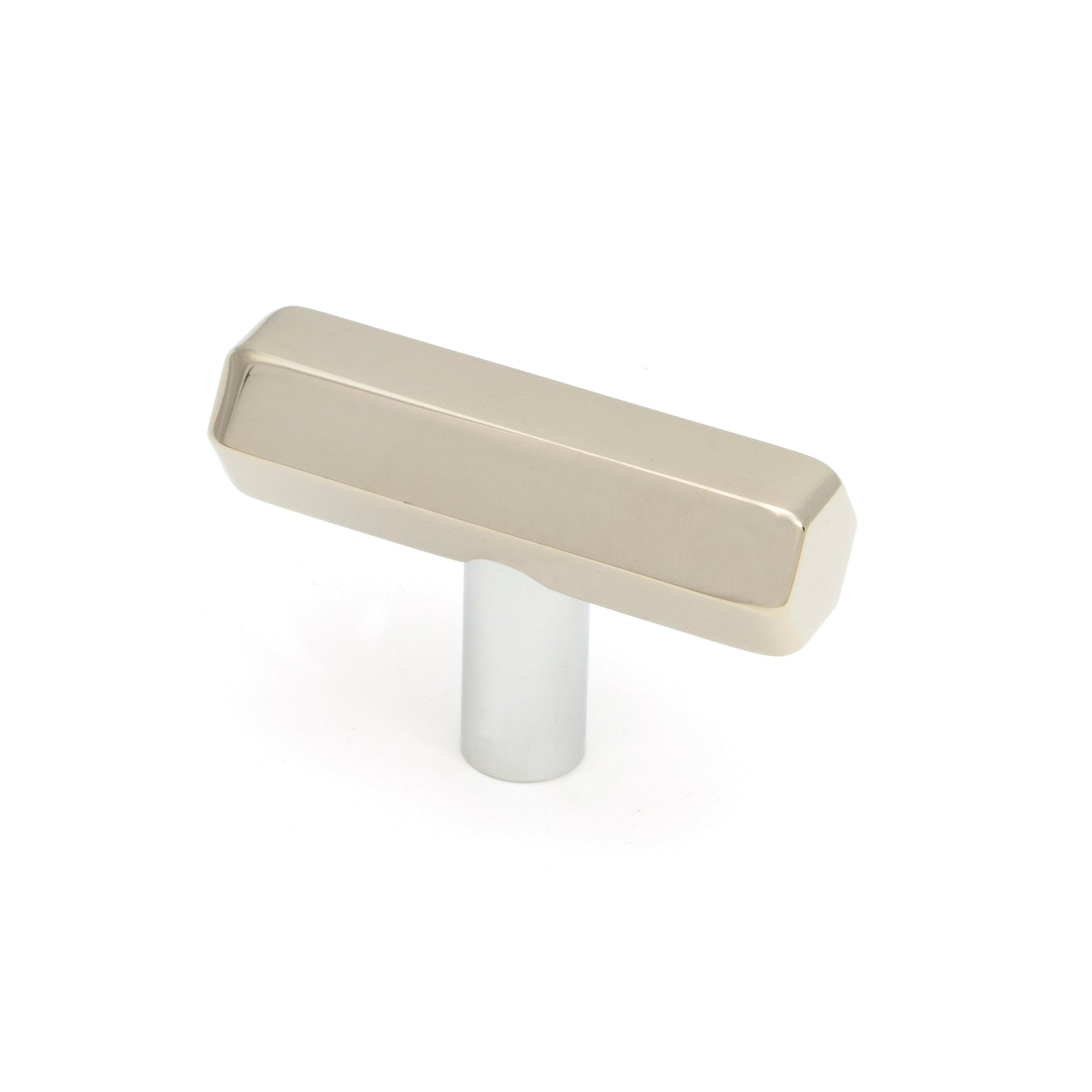 Polished Nickel Kahlo T-Bar | From The Anvil-Cabinet Knobs-Yester Home